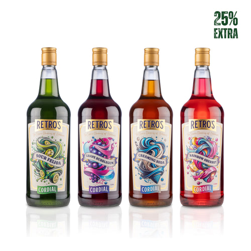 Retro's Mixed 4 Pack 1L