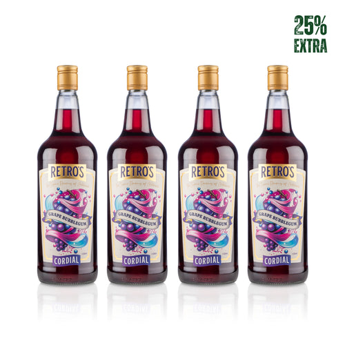 Retro's Grape Bubblegum 1L
