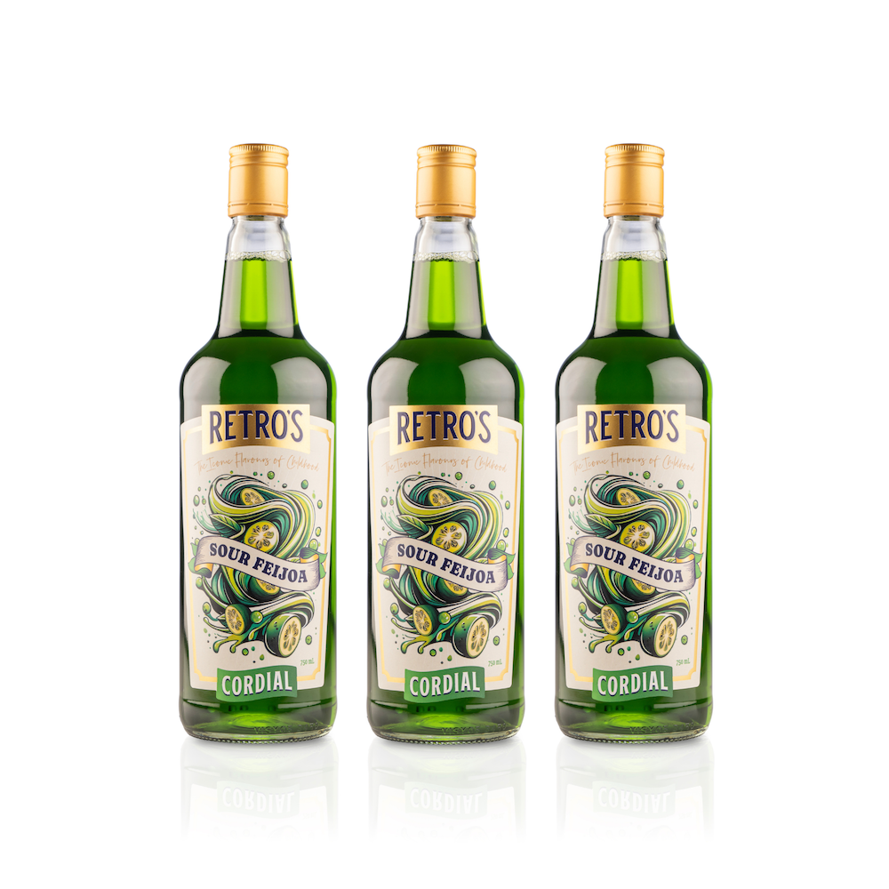 Retro’s Sour Feijoa Cordial 750mL